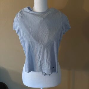 Hollister light blue size medium top